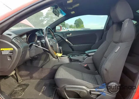 2013 Hyundai Genesis Coupe 2.0T из США, поврежденный, VIN KMHHT6KD6DU098698